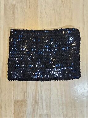Black Sequin Tube Top